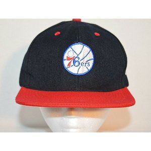 Philadelphia 76ers NBA KIPA Brand Red Blue Premium Headwear Snapback Hat Cap